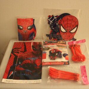 Spiderman Birthday Party Supplies - New in Package
